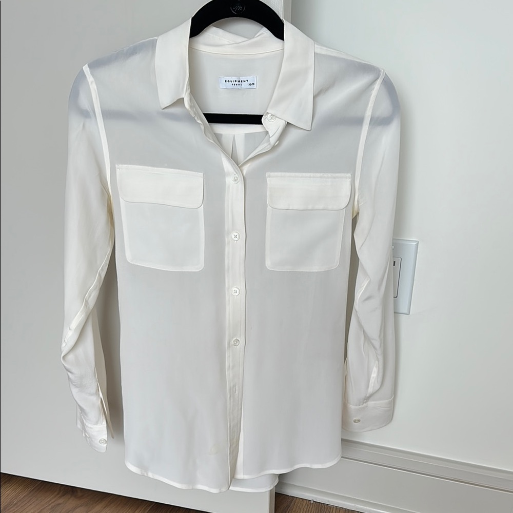 Equipment White Blouse